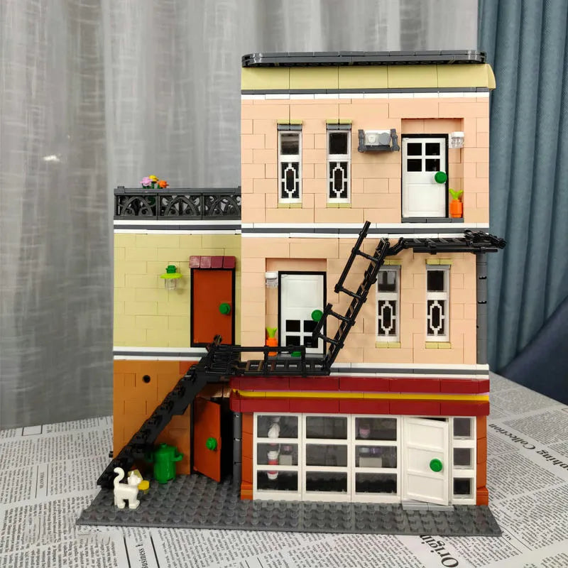 Building Blocks MOC City Street Expert Bakery Shop Bricks Toy 10180 - 19