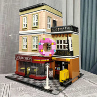 Thumbnail for Building Blocks MOC City Street Expert Bakery Shop Bricks Toy 10180 Construction Set Toys - 17