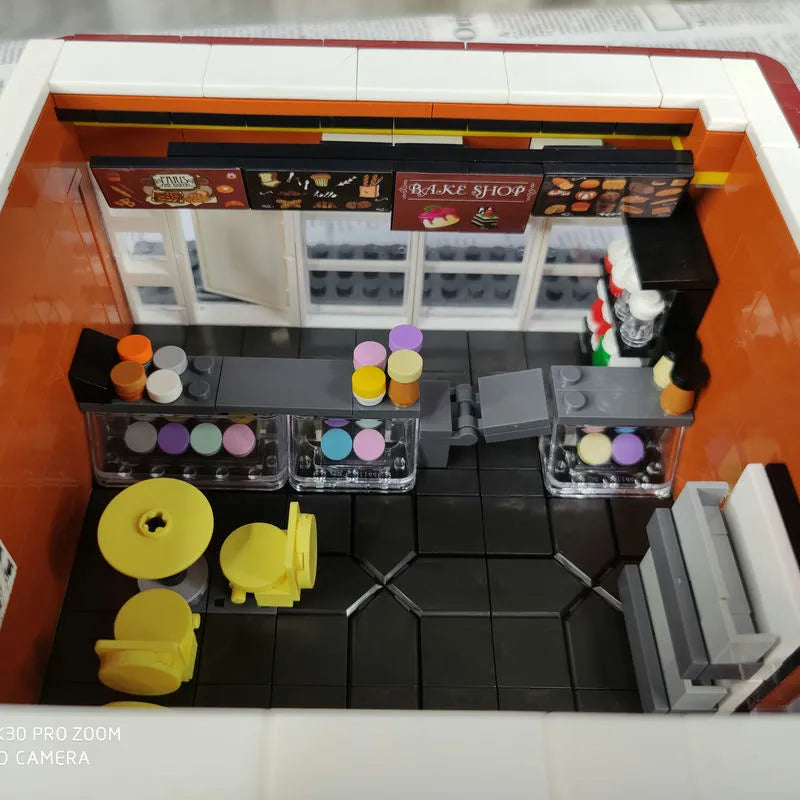 Building Blocks MOC City Street Expert Bakery Shop Bricks Toy 10180 Construction Set Toys - 12