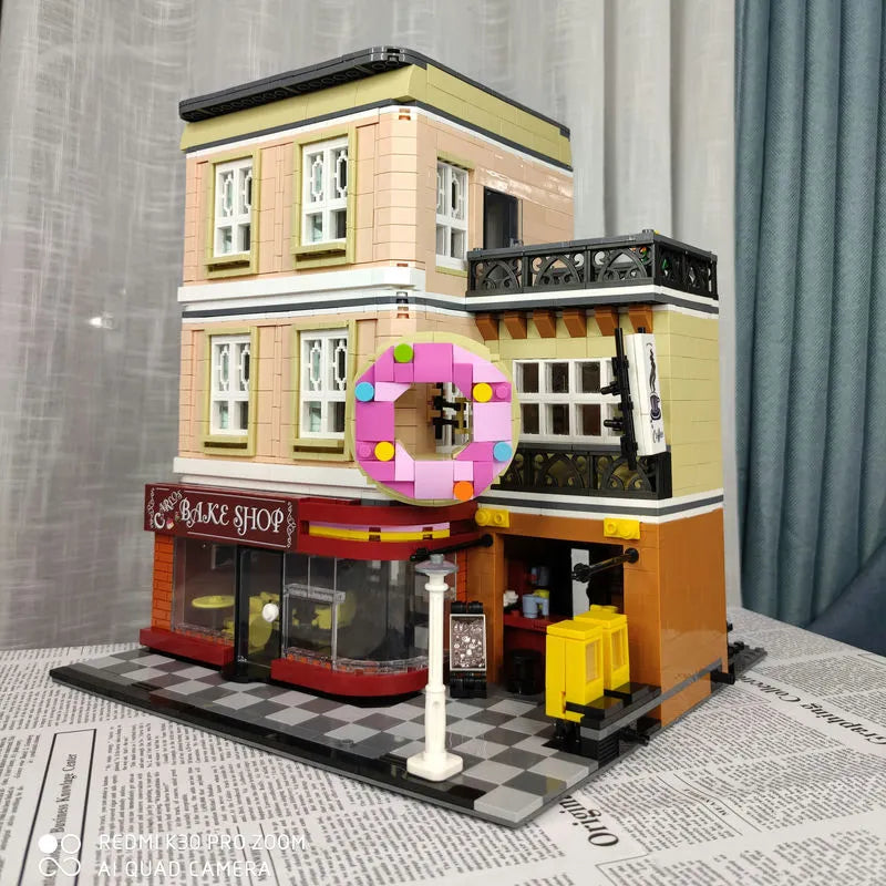 Building Blocks MOC City Street Expert Bakery Shop Bricks Toy 10180 - 8