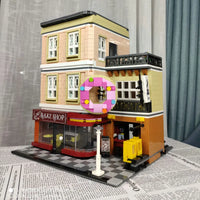 Thumbnail for Building Blocks MOC City Street Expert Bakery Shop Bricks Toy 10180 Construction Set Toys - 8