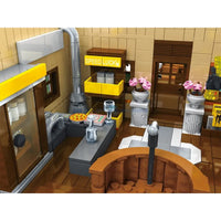 Thumbnail for Building Blocks MOC City Street Expert Fisherman Club House Bricks Toy 30107 - 5