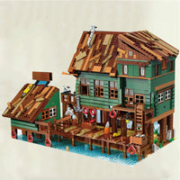 Thumbnail for Building Blocks MOC City Street Expert Old Captain’s Wharf Bricks Toy 30102 - 1