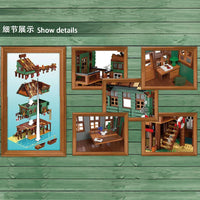 Thumbnail for Building Blocks MOC City Street Expert Old Captain’s Wharf Bricks Toy 30102 - 2
