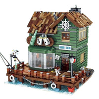 Thumbnail for Building Blocks MOC City Street Expert Old Harbor Tavern Bricks Toy 30108 - 1