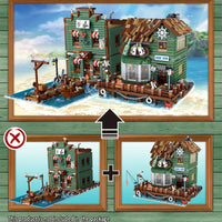 Thumbnail for Building Blocks MOC City Street Expert Old Harbor Tavern Bricks Toy 30108 - 5