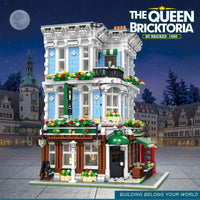 Thumbnail for Building Blocks MOC City Street Expert Queen Bricktoria Bricks Toy 10197 - 2