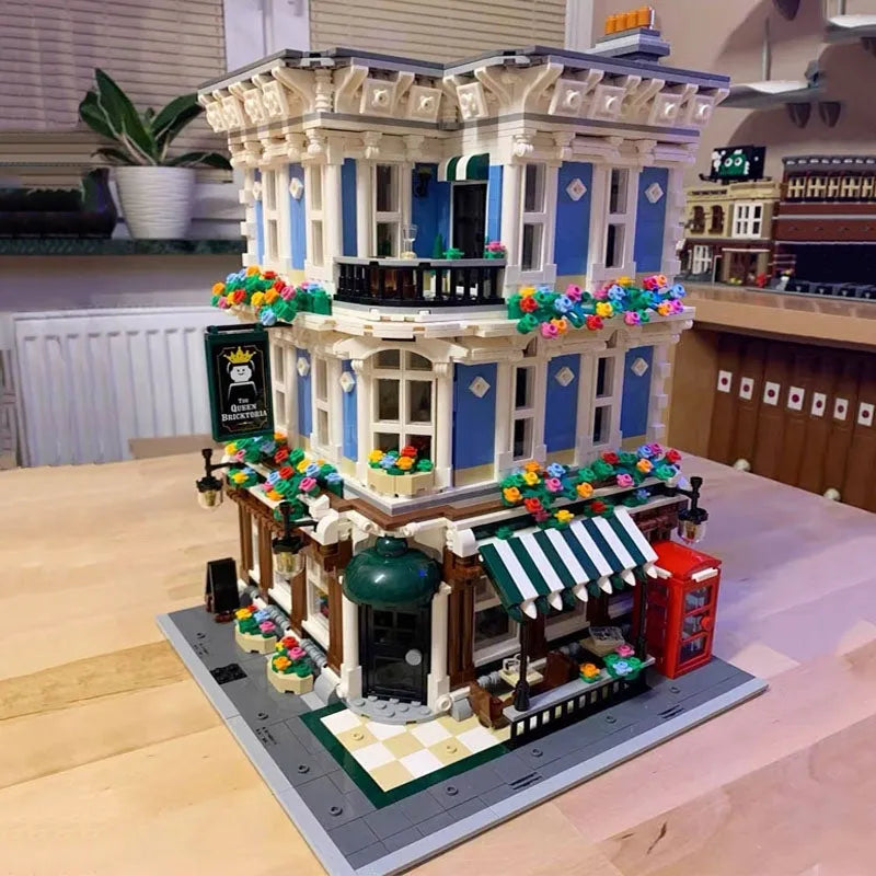 Building Blocks MOC City Street Expert Queen Bricktoria Bricks Toy 10197 - 12