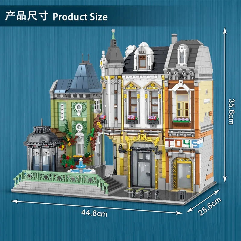 Building Blocks MOC City Street Expert Toys Store Square Bricks Toy 10190 - 3