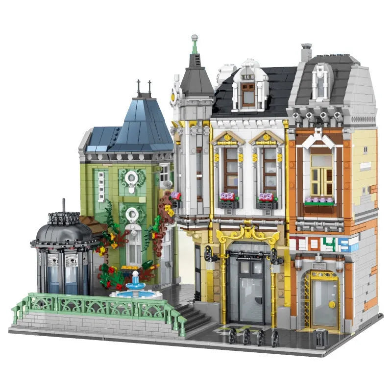 Building Blocks MOC City Street Expert Toys Store Square Bricks Toy 10190 - 1