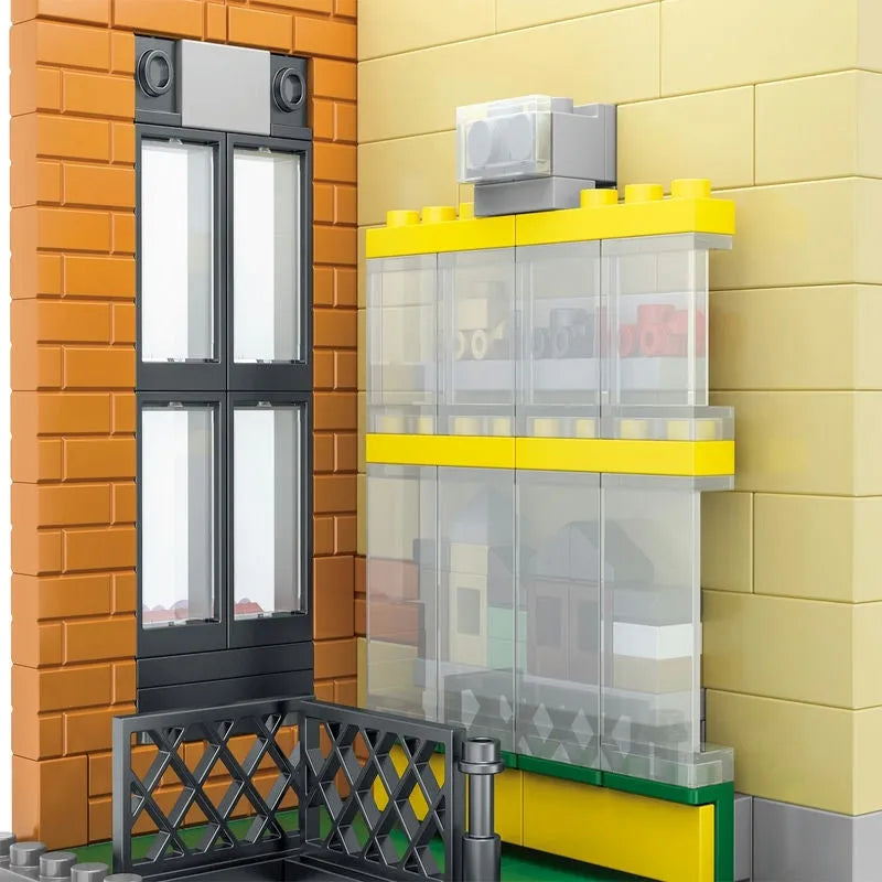 Building Blocks MOC City Street Expert Toys Store Square Bricks Toy 10190 - 10