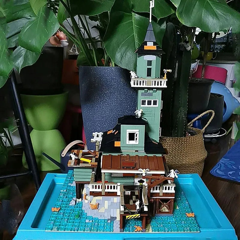 Building Blocks MOC Creator Expert City Old Lighthouse Bricks Toy 30105 - 6