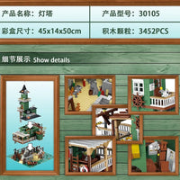 Thumbnail for Building Blocks MOC Creator Expert City Old Lighthouse Bricks Toy 30105 - 4
