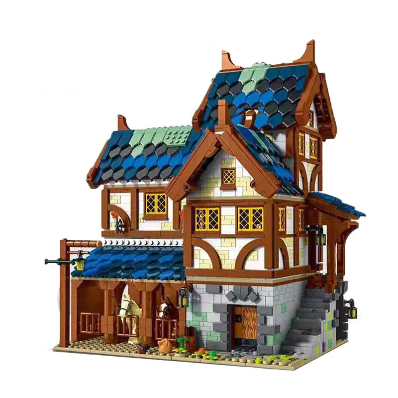 Building Blocks MOC Creator Expert Medieval Town Stable Bricks Toy 50105 - 1