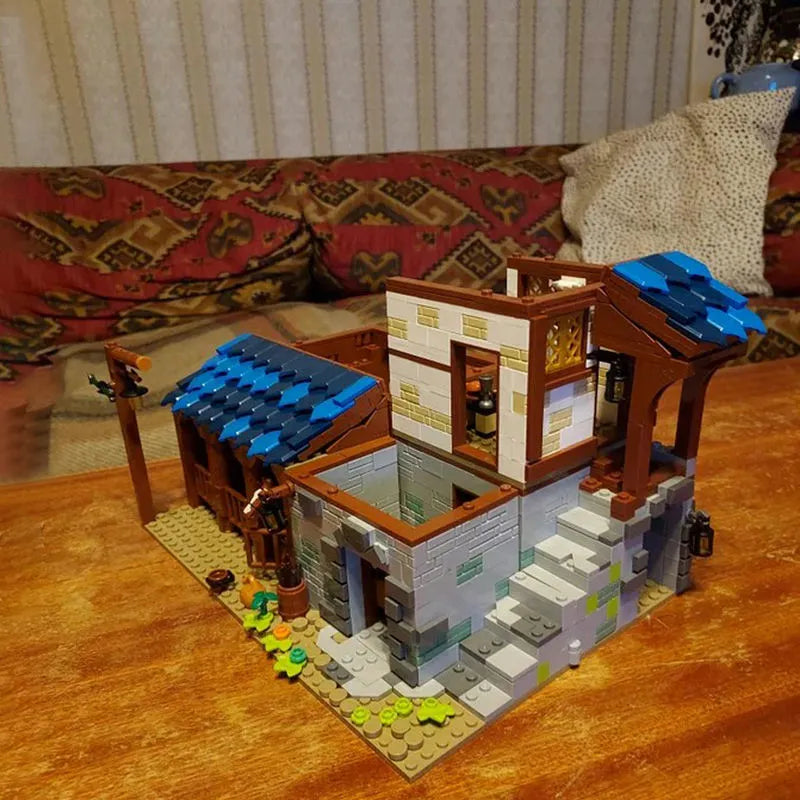 Building Blocks MOC Creator Expert Medieval Town Stable Bricks Toy 50105 - 6