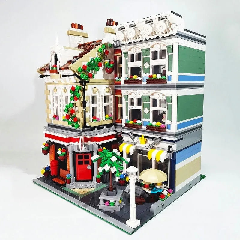 Building Blocks MOC Expert Street City Post Office Bricks Toy 10198 - 12