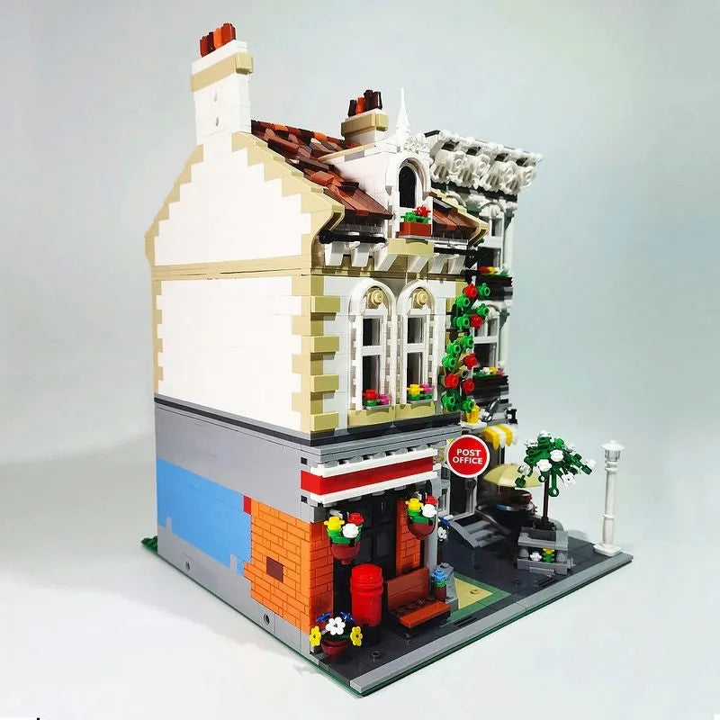 Building Blocks MOC Expert Street City Post Office Bricks Toy 10198 - 13