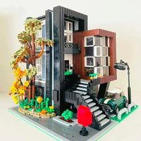 Thumbnail for Building Blocks MOC Experts Street Modern Korean Villa Kids Bricks Toys Construction Set Toys - 2