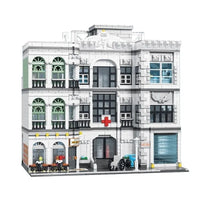 Thumbnail for Building Blocks MOC Street Expert City Hospital Bricks Toy 10188 - 1