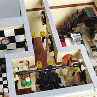 Thumbnail for Building Blocks MOC Street Expert City Pizza House Bricks Toy 10202 Construction Set Toys - 10