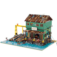 Thumbnail for Building Blocks MOC Street Expert City Ship Repair Yard Bricks Toy 30106 Construction Set Toys - 4