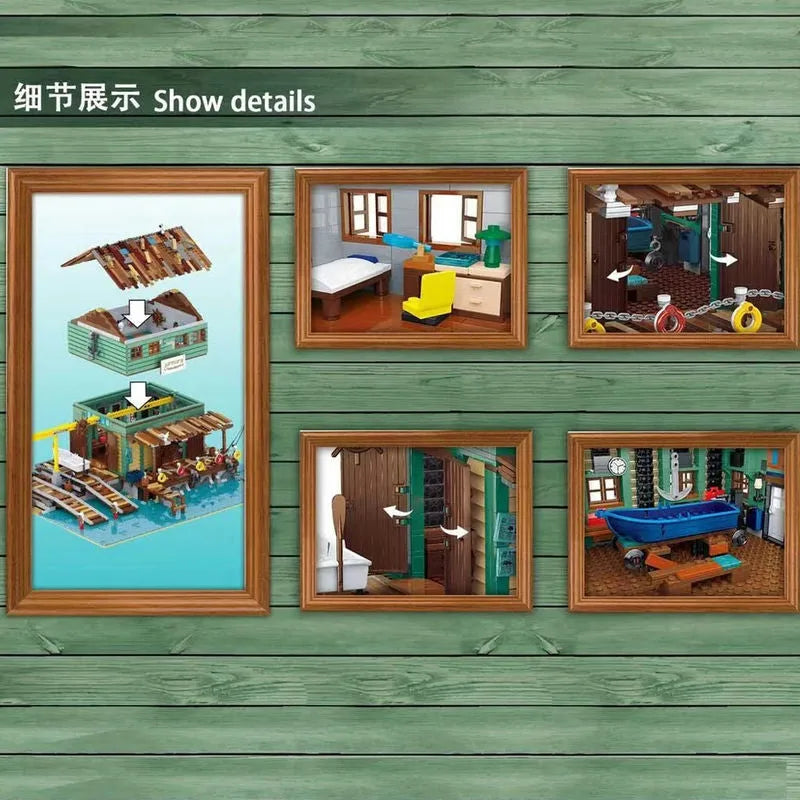 Building Blocks MOC Street Expert City Ship Repair Yard Bricks Toy 30106 Construction Set Toys - 5