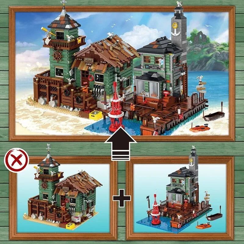 Building Blocks MOC Street Expert The City Diving Shop Bricks Toy 30104 Construction Set Toys - 5
