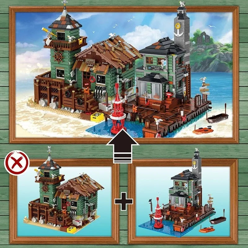 Building Blocks MOC Street Expert The City Diving Shop Bricks Toy 30104 - 5