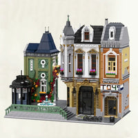 Thumbnail for Building Blocks Street City Expert 10190 MOC Toys Store Square Bricks Toy - 1