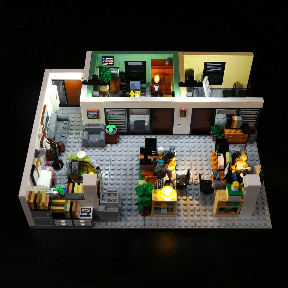Lights Set DIY LED Light For Ideas 21336 The Office Building Construction Set Toys - 6