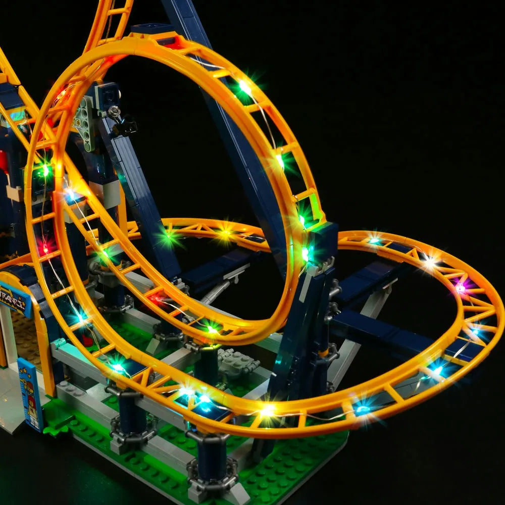 Lights Set DIY LED Light For 10303 Loop Roller Coaster - 6
