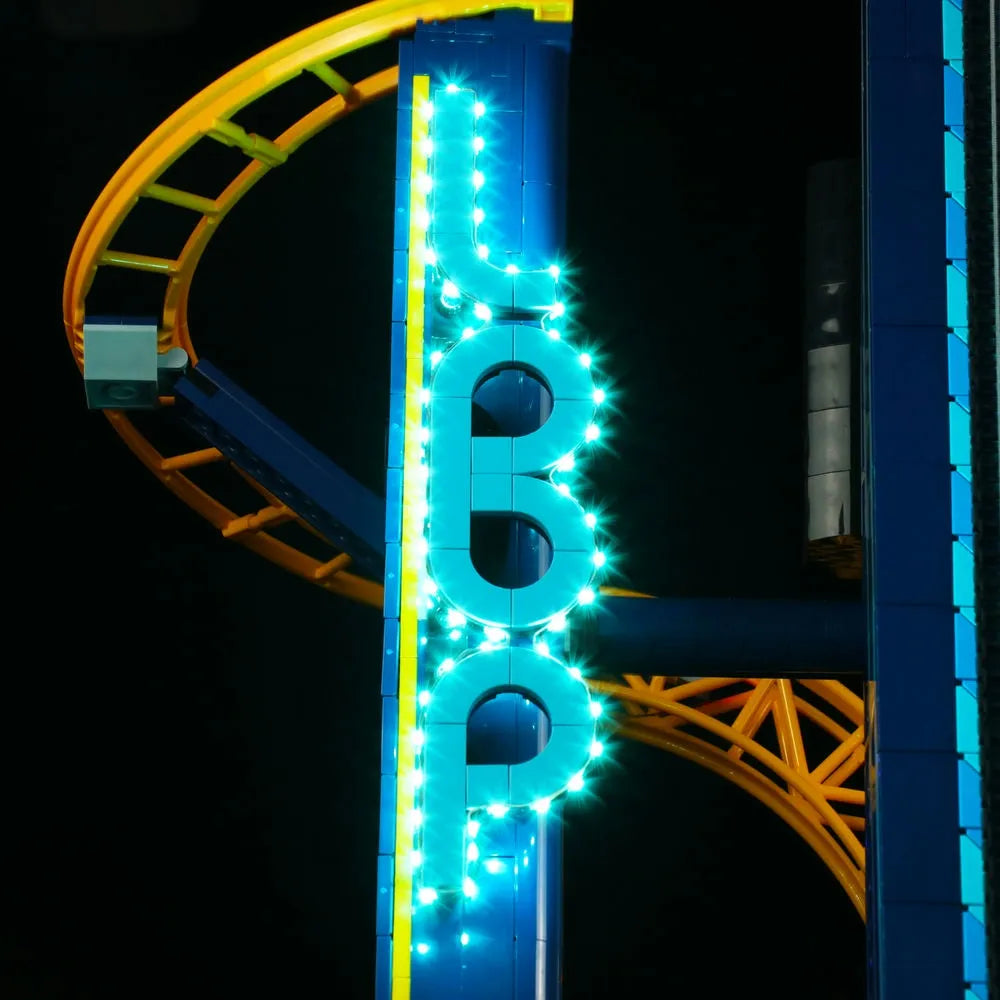 Lights Set DIY LED Light For 10303 Loop Roller Coaster - 7