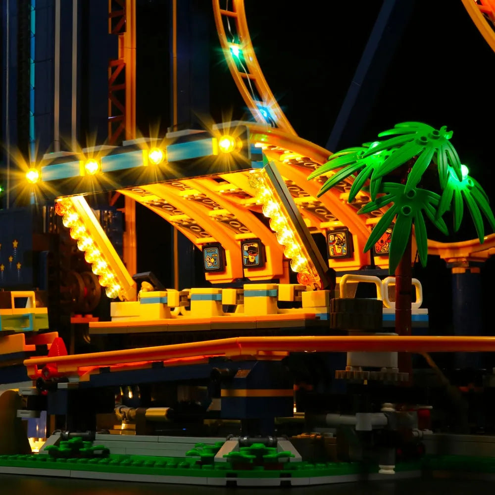 Lights Set DIY LED Light Set For 10303 Loop Roller Coaster - 5