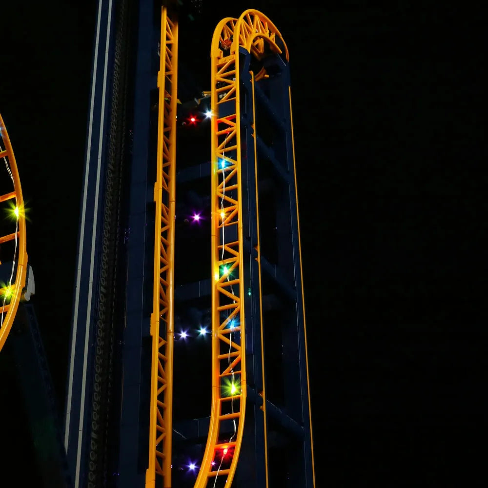 Lights Set DIY LED Light Set For 10303 Loop Roller Coaster - 4
