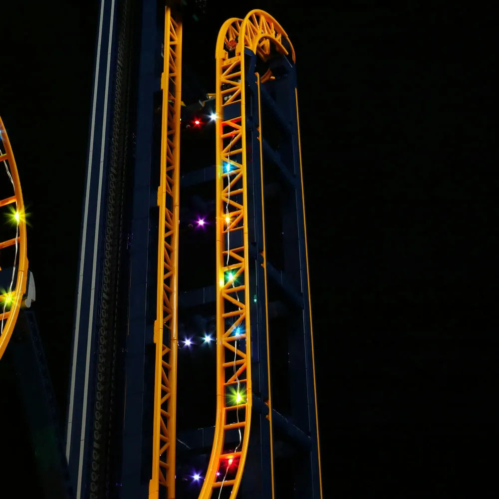 Lights Set DIY LED Light For 10303 Loop Roller Coaster - 4