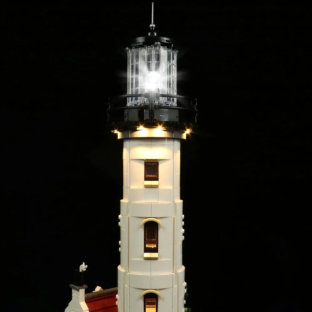 Lights Set DIY LED Light For 21335 The Electric Lighthouse - 7