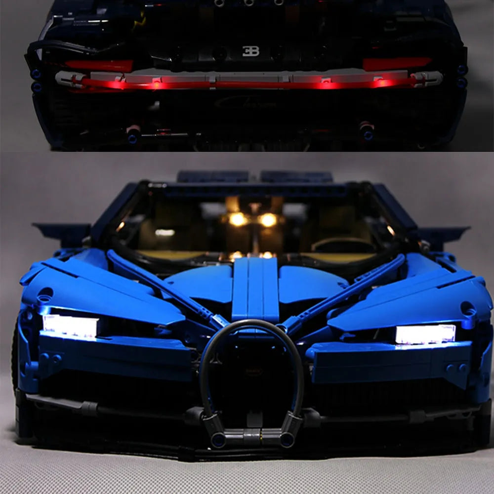 Lights Set DIY LED Light Set For 42083 Bugatti Chiron Construction Set Toys - 6