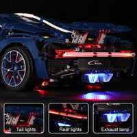 Thumbnail for Lights Set DIY LED Light Set For 42083 Bugatti Chiron Construction Set Toys - 4