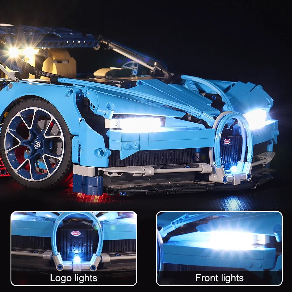 DIY LED Light Set for 42083 Bugatti Chiron