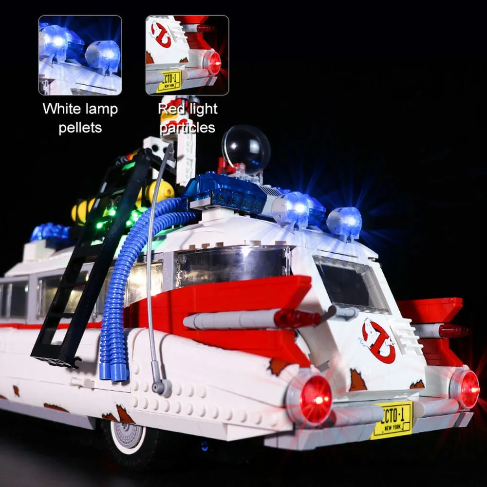 Lights Set DIY LED Lights Set For Creator 10274 Ghostbusters Ecto-1 Car Construction Set Toys - 8