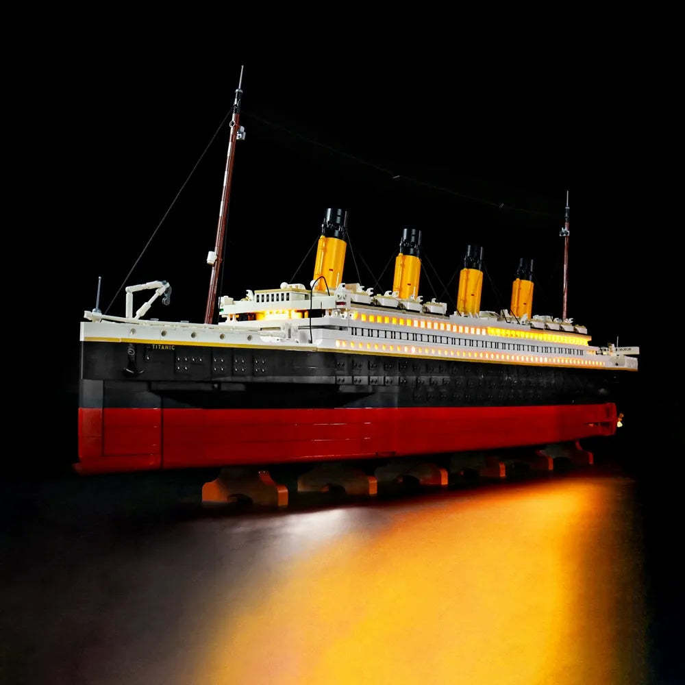 Lights Set DIY LED Lights Set For Creator 10294 Titanic Ship Construction Set Toys - 6