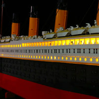 Thumbnail for Lights Set DIY LED Lights Set For Creator 10294 Titanic Ship Construction Set Toys - 13