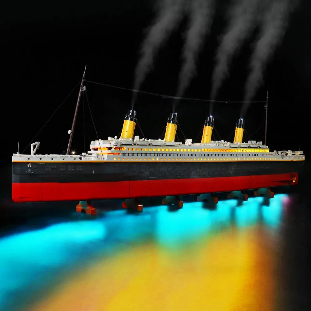 Lights Set DIY LED Lights Set For Creator 10294 Titanic Ship Construction Set Toys - 15
