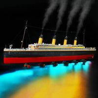Thumbnail for Lights Set DIY LED Lights Set For Creator 10294 Titanic Ship Construction Set Toys - 15