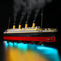 Thumbnail for Lights Set DIY LED Lights Set For Creator 10294 Titanic Ship Construction Set Toys - 14