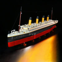 Thumbnail for Lights Set DIY LED Lights Set For Creator 10294 Titanic Ship Construction Set Toys - 7