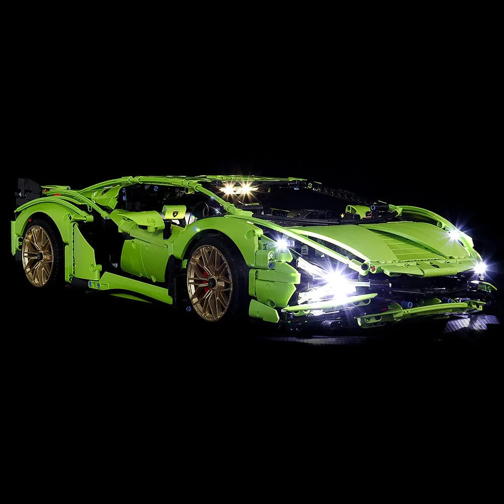 Lights Set LED Light For 42115 Lamborghini Sian FKP 37 - 8