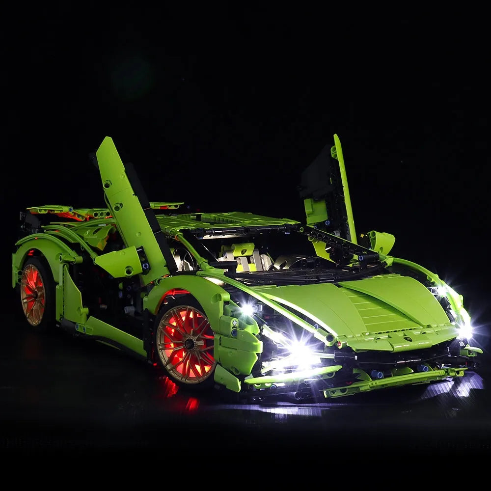 Lights Set LED Light For 42115 Lamborghini Sian FKP 37 - 1