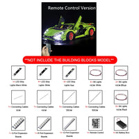 Thumbnail for Lights Set LED Light For 42115 Lamborghini Sian FKP 37 - 17