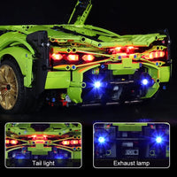 Thumbnail for Lights Set LED Light For 42115 Lamborghini Sian FKP 37 - 5